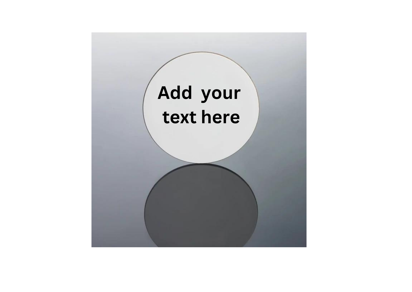 Premium circle Coaster