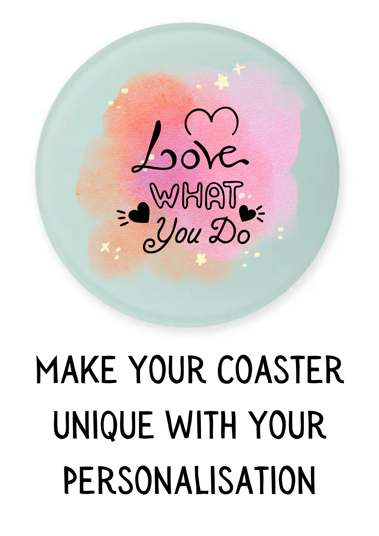 Premium glass coasters