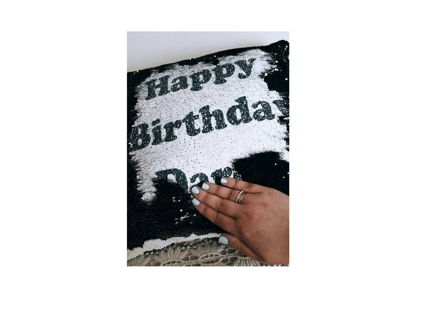 Customized Sequin Cushion Covers