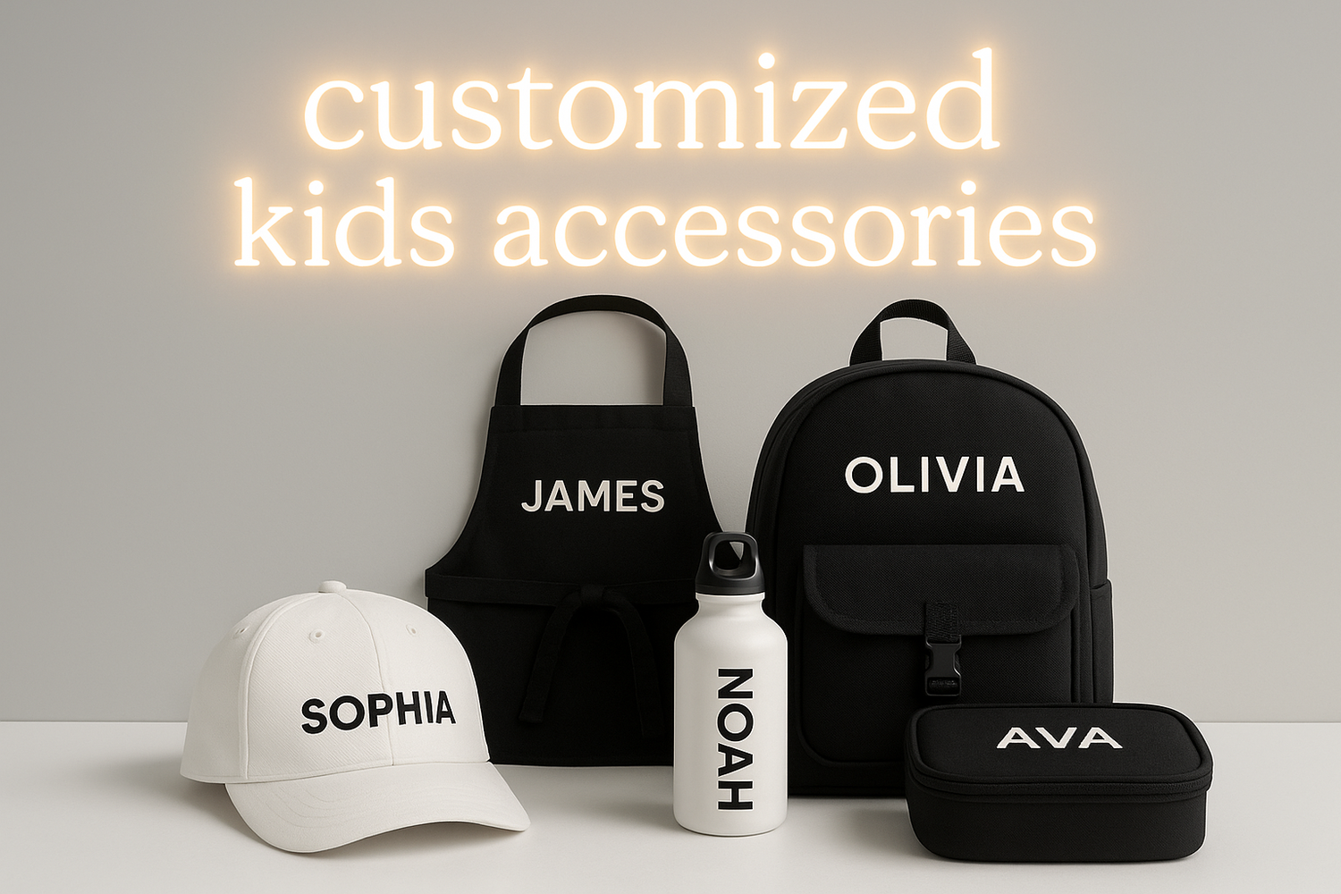 customized kids accessories