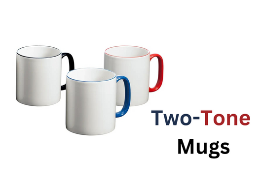 Two tone Personalised mugs