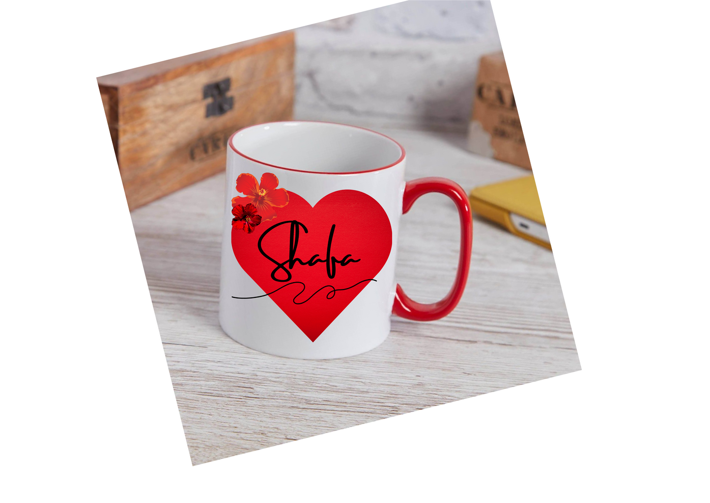 Two tone Personalised mugs